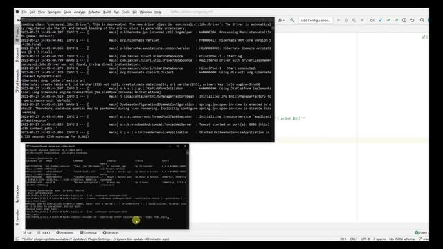 Episode 08: Configuring & Running both spring and kafka from docker (wurstmeister/kafka) смотреть онлайн