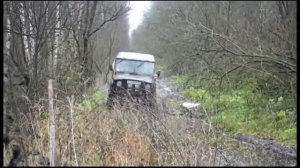 В Шолдомеж на УАЗе на рыбалку по лютому бездорожью !!!