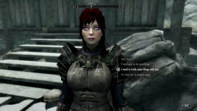 Kate - A Spellsword Follower Skyrim SE Xbox One/PC Mods смотреть онлайн