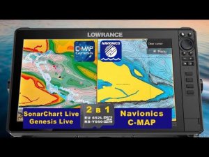 Карты глубин C-Map и Навионикс 2 в 1