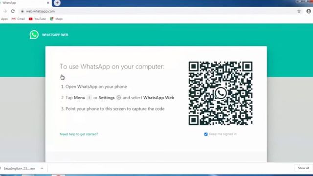 How to Use Whatsapp Web in Laptop and PC 2022 | व्हाट्सप्प अकाउंट को दो जगह कैसे चलाये ? смотреть онлайн