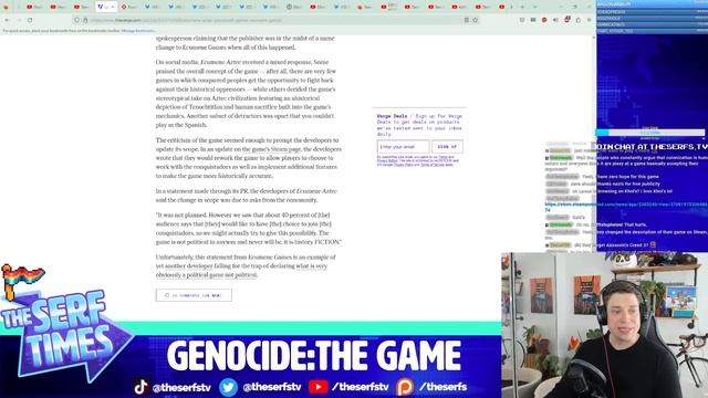 Video Game Developer BEND THE KNEE to Far-Right Trolls (Ecumene Aztec lets you JOIN THE COLONIZERS) смотреть онлайн
