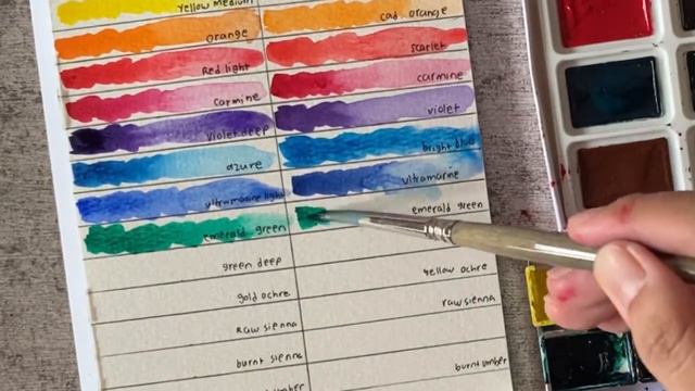 Nevskaya Sonnet Watercolor - Swatching, Color Mixing, and Quick Painting смотреть онлайн