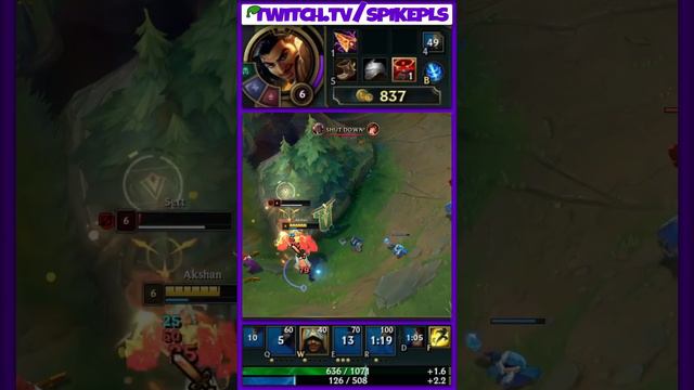 [🟣LEAGUE OF LEGENDS] - WHY YOU SHOULD PLAY CRIT AKSHAN CARRY SUPPORT! || #leagueoflegends смотреть онлайн