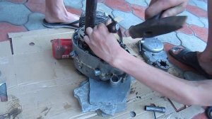 Как снять корзину сцепления на мопеде "Карпаты" без съёмника