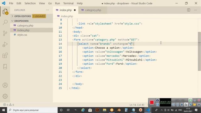 Dropdown Error When Submitting PHP смотреть онлайн
