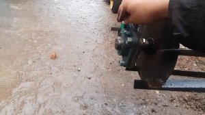 Установил каток на  самодельный культиватор европак до Китайского минитрактора DW404D.