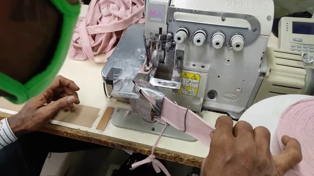Neck piping Make by Over Lock Machine #Neck #Tee_shirt смотреть онлайн