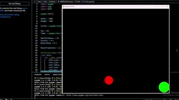 Ball Physics with Python