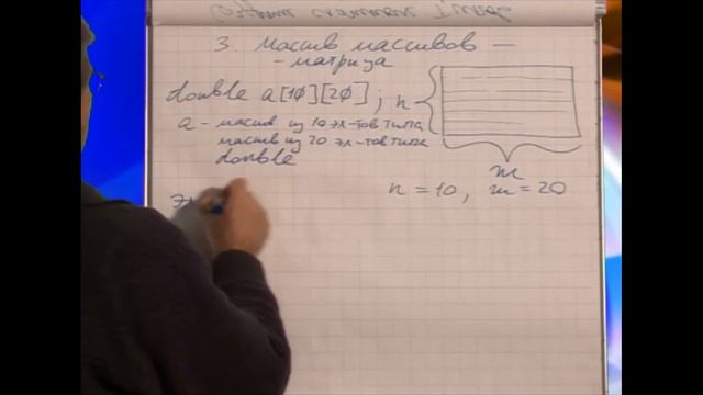 Лекция 46: Массив массивов смотреть онлайн