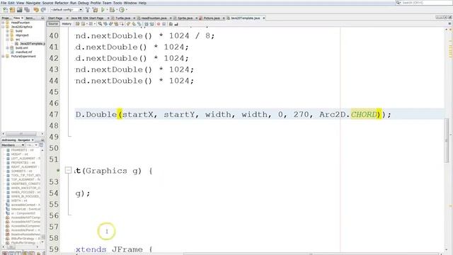 Java 2D 9: Drawing solid figures with fill смотреть онлайн