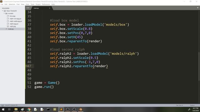 Python 3D Game Development (Panda3D Game Engine EP.5) - Coding #1 смотреть онлайн