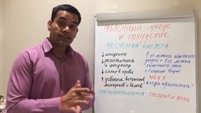 Похудения и Яблочный уксус