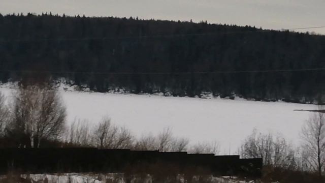 Прогулка на лыжах по местности, где у нас дача!!! смотреть онлайн