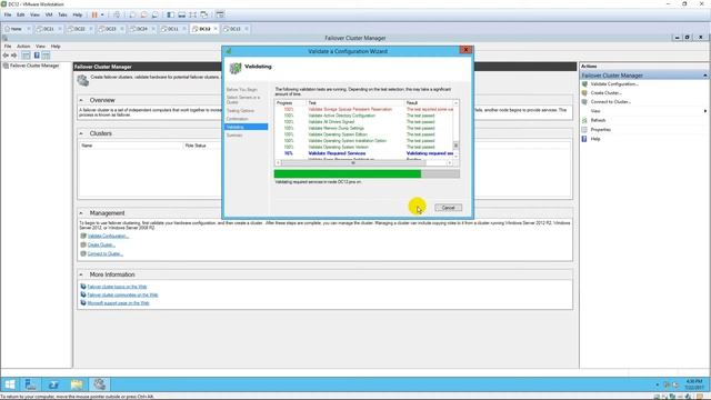 Assign permissions to a domain account to configure Failover Cluster смотреть онлайн