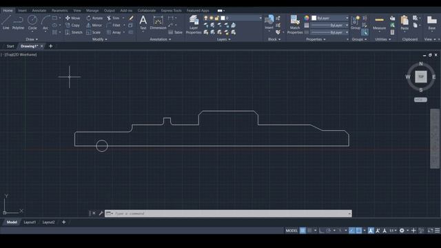 Modeling a Shaft in AutoCAD 3D смотреть онлайн