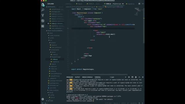 Blog ReactJS NodeJS #23 LOGIN PAGE (1) смотреть онлайн