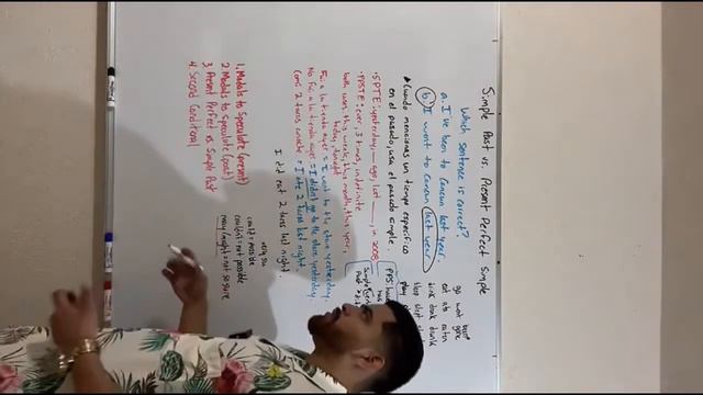 Simple Past vs. Present Perfect (COMPLETE EXPLANATION IN SPANISH) смотреть онлайн