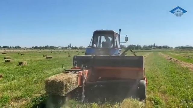 Надежный тюковый пресс-подборщик RSA-98. смотреть онлайн