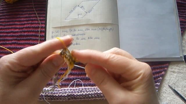 Юбка Диагональ спицами. Knitting skirt смотреть онлайн