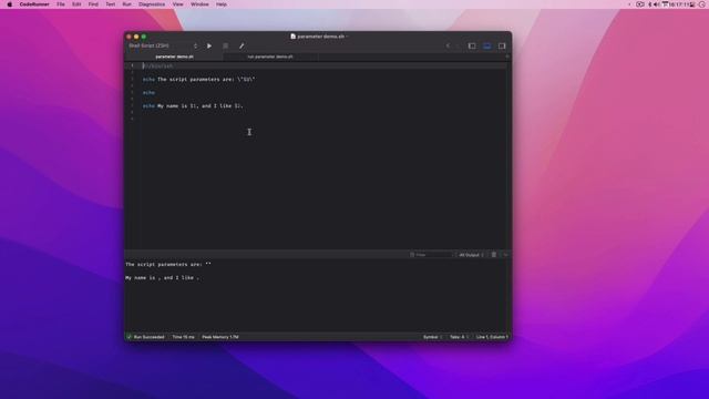[220011] Code Runner - Set Script Arguments смотреть онлайн