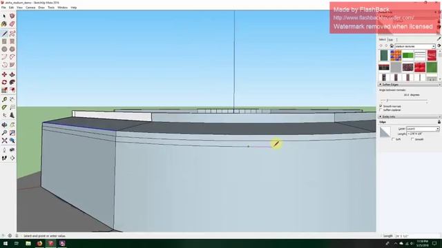 (Part 2) 3D Ballpark Model Creation using sketchup смотреть онлайн
