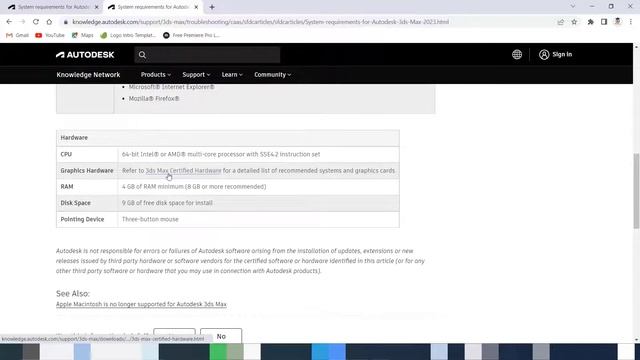 3ds Max 2023 System Requirements || 3ds Max System Requirements