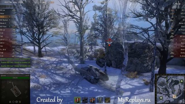WOT: Arctic Region - Hetzer - 7 frags - смотреть онлайн