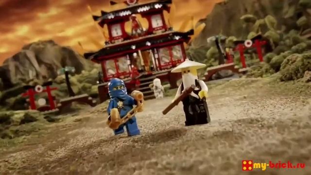 Lele 79140 Ninja "Огненный Храм" (аналог LEGO Ninjago 2507) смотреть онлайн