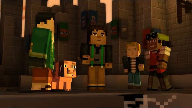 Minecraft Story Mode конец эпизода. На поиски Эльгорда. Финальная таблица. смотреть онлайн