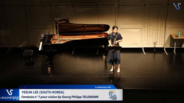 Yeeun LEE (South Korea) plays Fantasie nº7 pour violon by G.P. Telemann смотреть онлайн