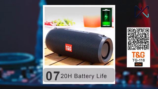 Caixa de Som (Speaker) T&G TG-118 40w Waterproof Bluetooth смотреть онлайн