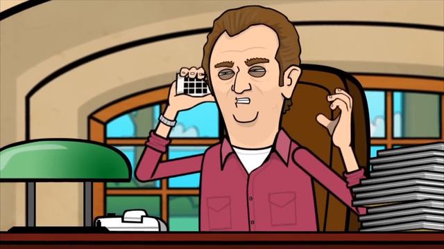 NSFW Animation: Mel Gibson and Alec Baldwin phone fight! смотреть онлайн
