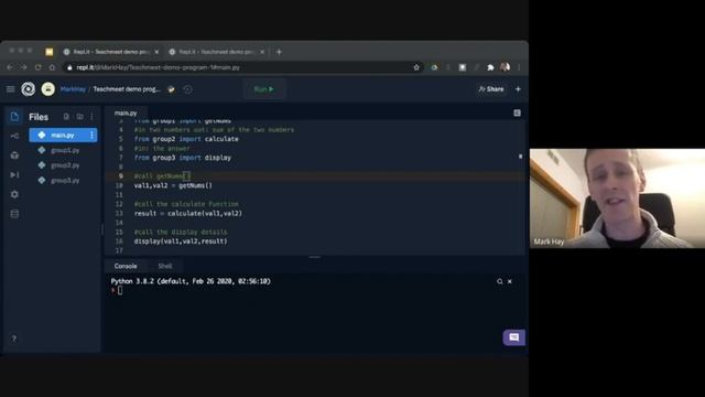 #CSSMeets 2: Data Flow & Parameter in Python using Repl - Mark Hay смотреть онлайн
