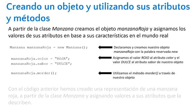 Java con Manzanas - Cómo crear y utilizar objetos смотреть онлайн