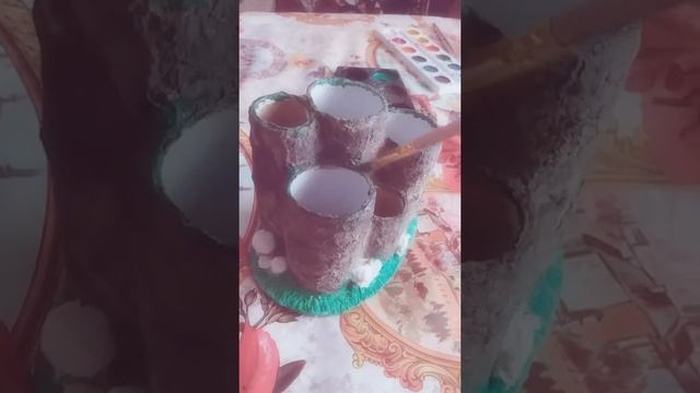Карандашница папье маше. ♥️ смотреть онлайн