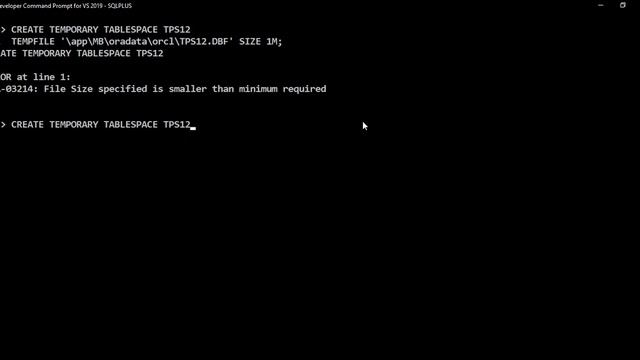 ORACLE SOMALI TEMPORARY TABLESPACE UNDO TABLESPACE 08 смотреть онлайн