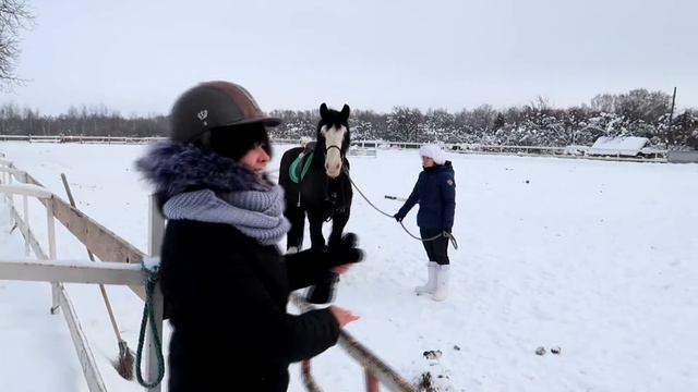 VLOG: Первый раз катались на лошадях/Старый Новый год 2019/13.01.19г смотреть онлайн