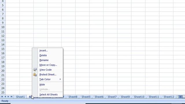 Introduction to Spreadsheet Using Excel || Worksheet, Row, Column and Range Of Cell смотреть онлайн