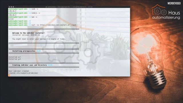 ioBroker Installation auf dem Raspberry Pi смотреть онлайн