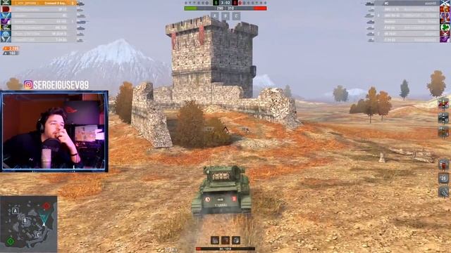 WoT Blitz -ПЕСОЧНЫЙ статист СОШЕЛ с УМА и перехитрил все СЕМЕРКИ на Cromwell B- World of Tanks Blit смотреть онлайн