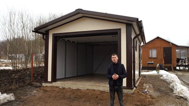 Обзор на гараж из сэндвич панелей 6х4 м смотреть онлайн
