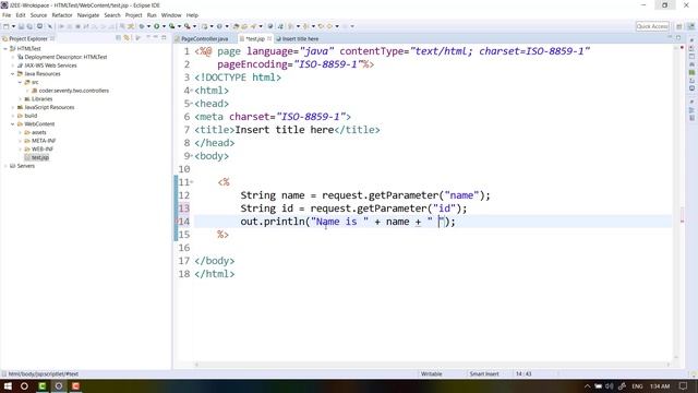 12 Getting Parameter Value From JSP смотреть онлайн