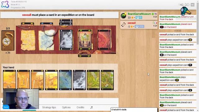 Lost Cities Board Game Session смотреть онлайн