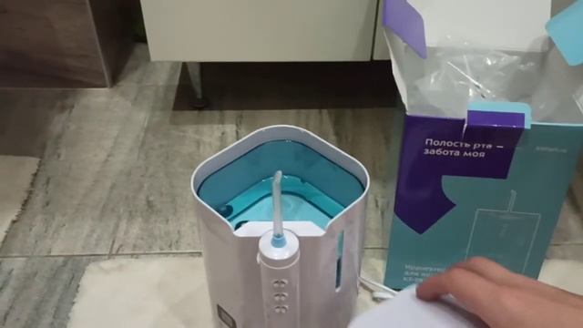 Распаковка — Ирригатор Kitfort KT-2911 смотреть онлайн