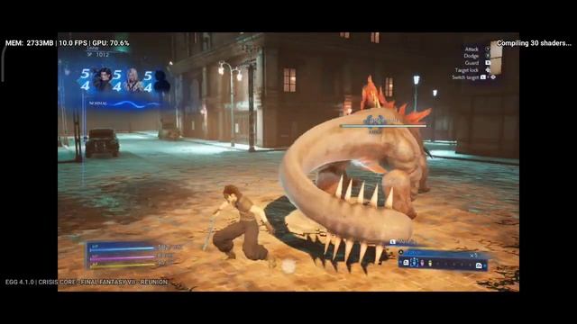 CRISIS CORE –FINAL FANTASY VII– REUNION, Egg NS 4.1.0, Poco F3(snapdragon 870). смотреть онлайн