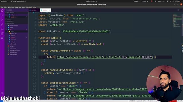 15 Weather App: Mastering API Calls in Nepali | Bipin Budhathoki | React | Fullstack Course смотреть онлайн