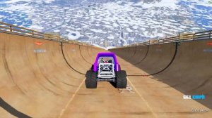 СПУСК БЕЗ ТОРМОЗОВ по МЕГА ТРАМПЛИНУ на ЧИТЕРСКОЙ ТЕСЛЕ в ГТА 5 МОДЫ - ЭКСПЕРИМЕНТЫ в GTA 5