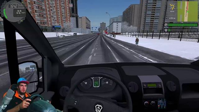 МЕХАНИК УСТРОИЛСЯ НА РАБОТУ ВОДИТЕЛЕМ ГАЗЕЛИ в CITY CAR DRIVING с РУЛЕМ смотреть онлайн