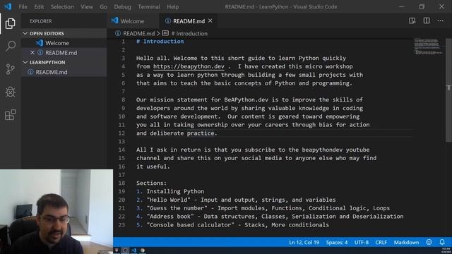 Learn Python Fast Free Mini Course Introduction смотреть онлайн